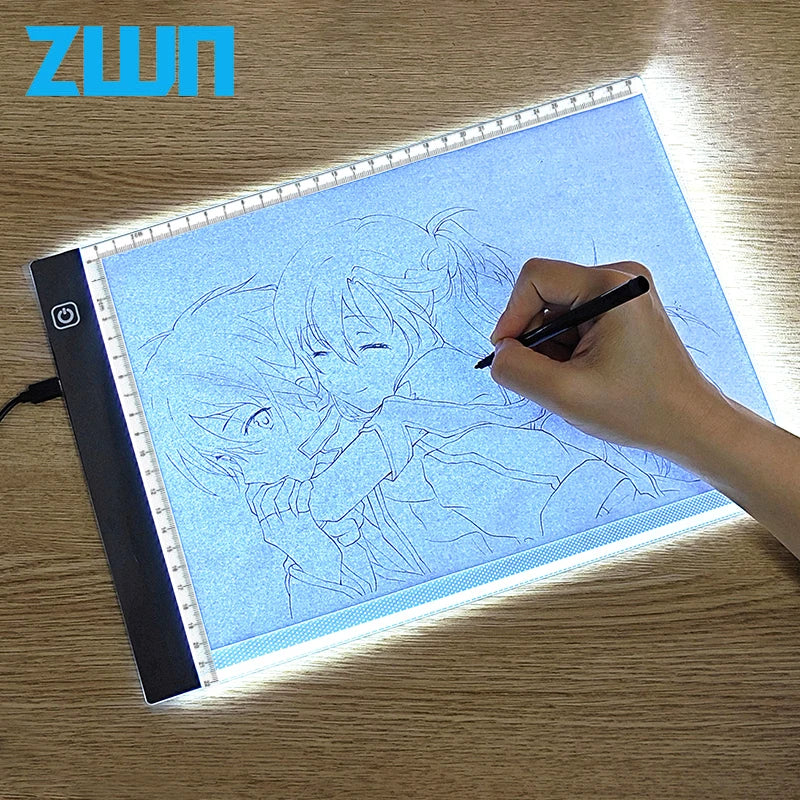 Tablero de copia de dibujo Led